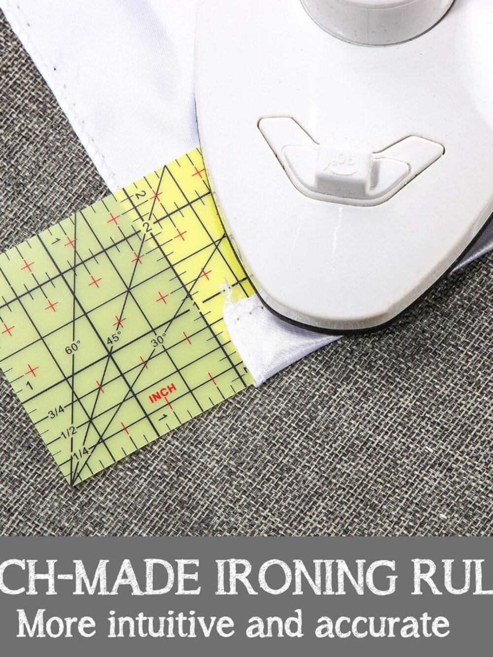 Hot Ironing Ruler Heat Resistant Hemmer Ruler,2.5 X 10 Inch - Picture 3 of 7